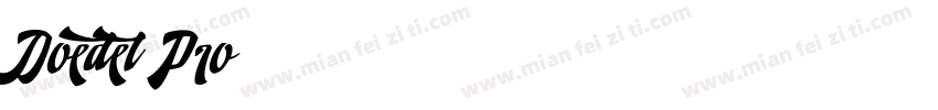 Doedel Pro字体转换